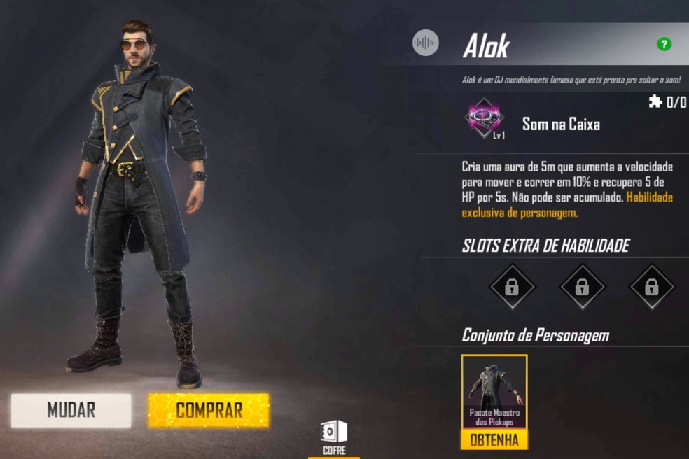 Free Fire: Garena faz alteração no personagem Alok; comunidade diverge | call do gb12 | ge