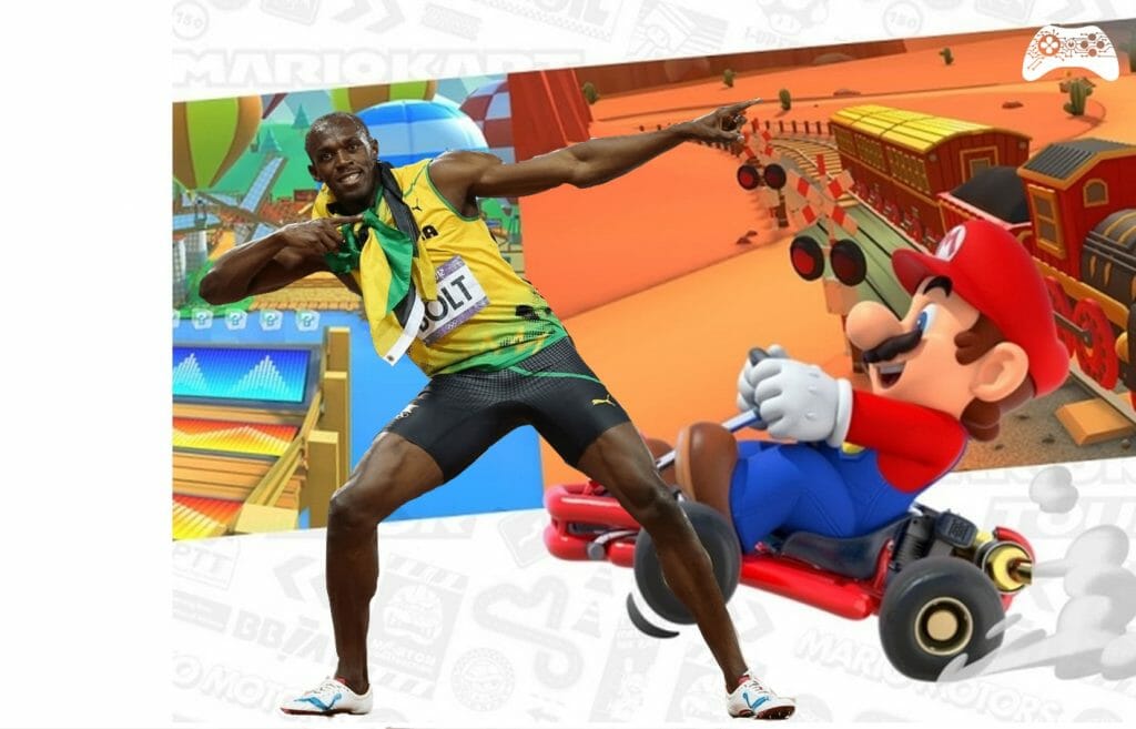 Mario Kart Usain Bolt