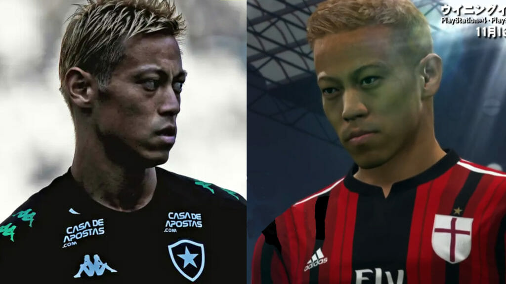 Keisuke Honda jogou com ele mesmo no videogame, se chateou e quase chamou a Konami