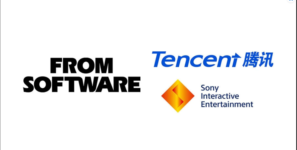 sony tencent fromsoftware logos