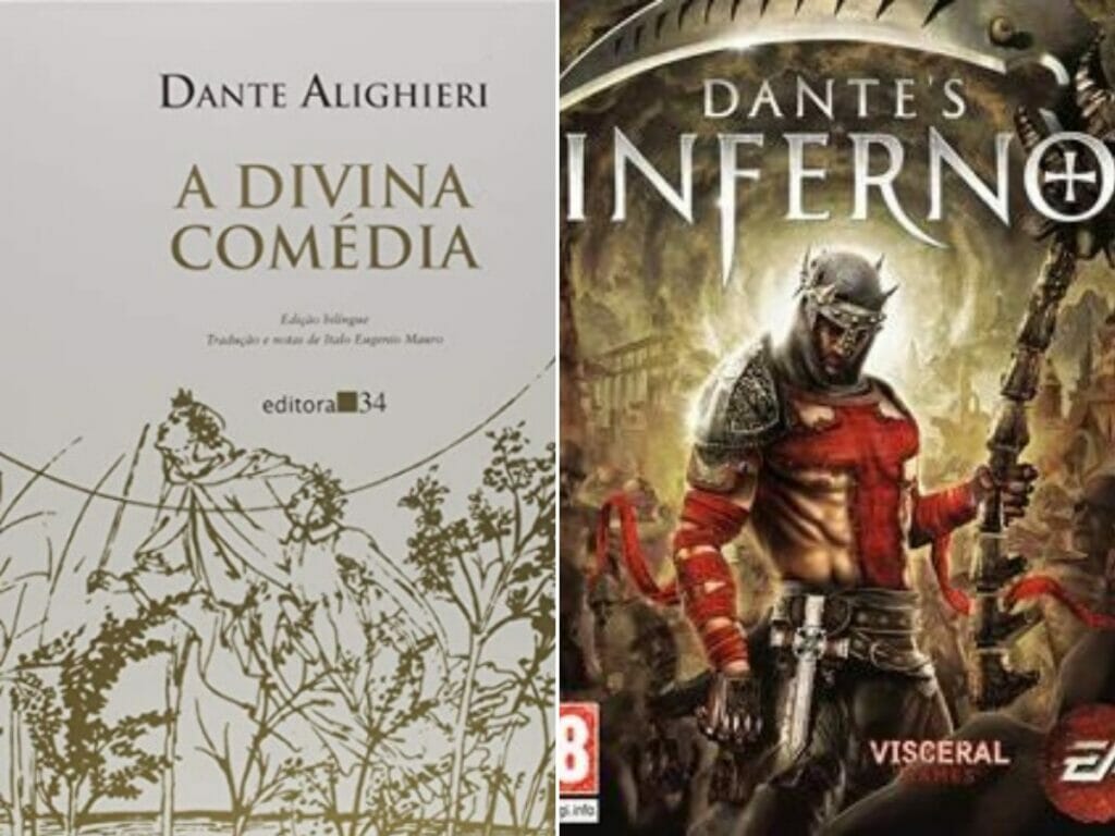 Divina Comédia e Dante's Inferno