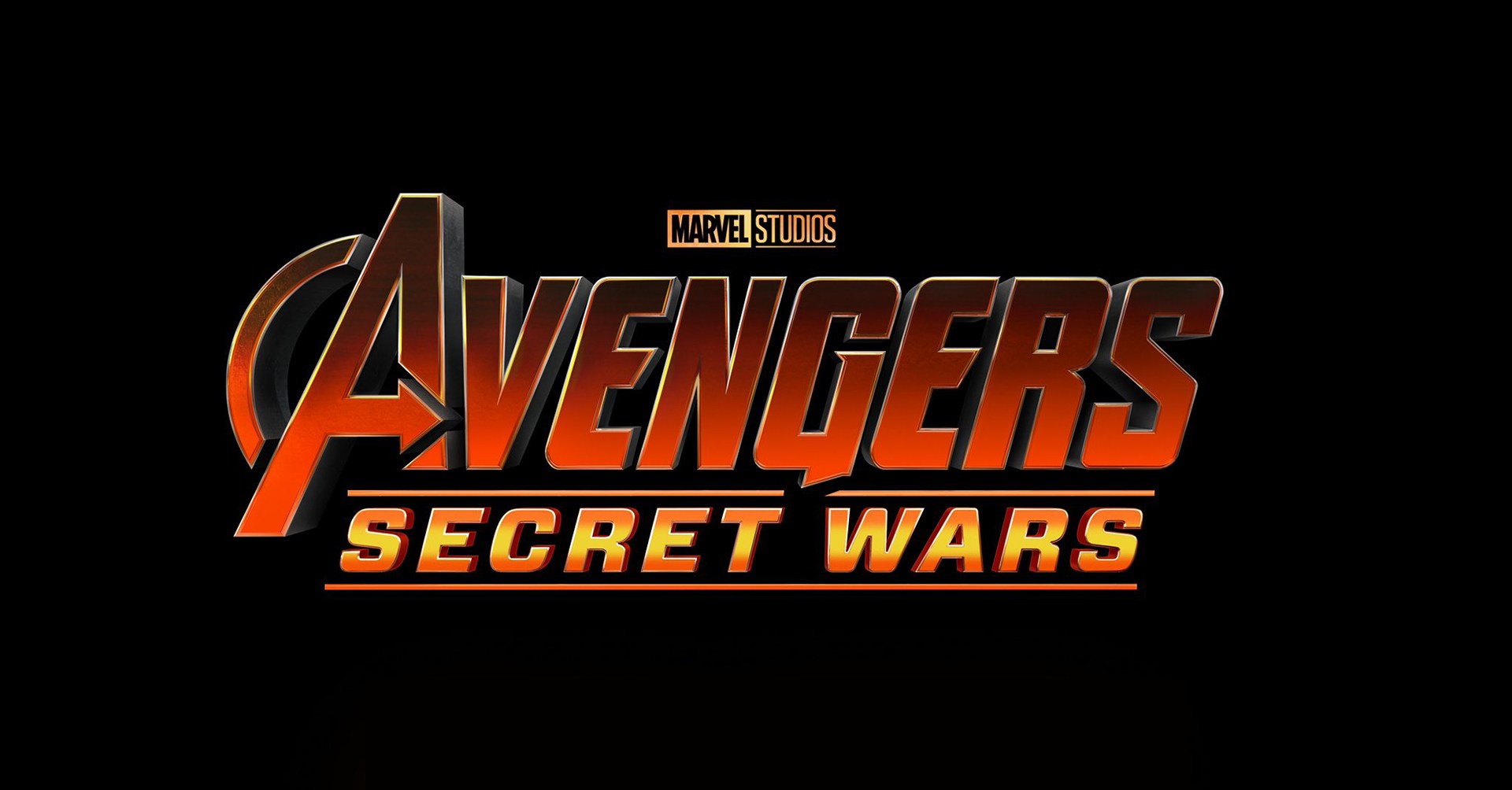 O tratamento do logotipo para Vingadores: Guerras Secretas