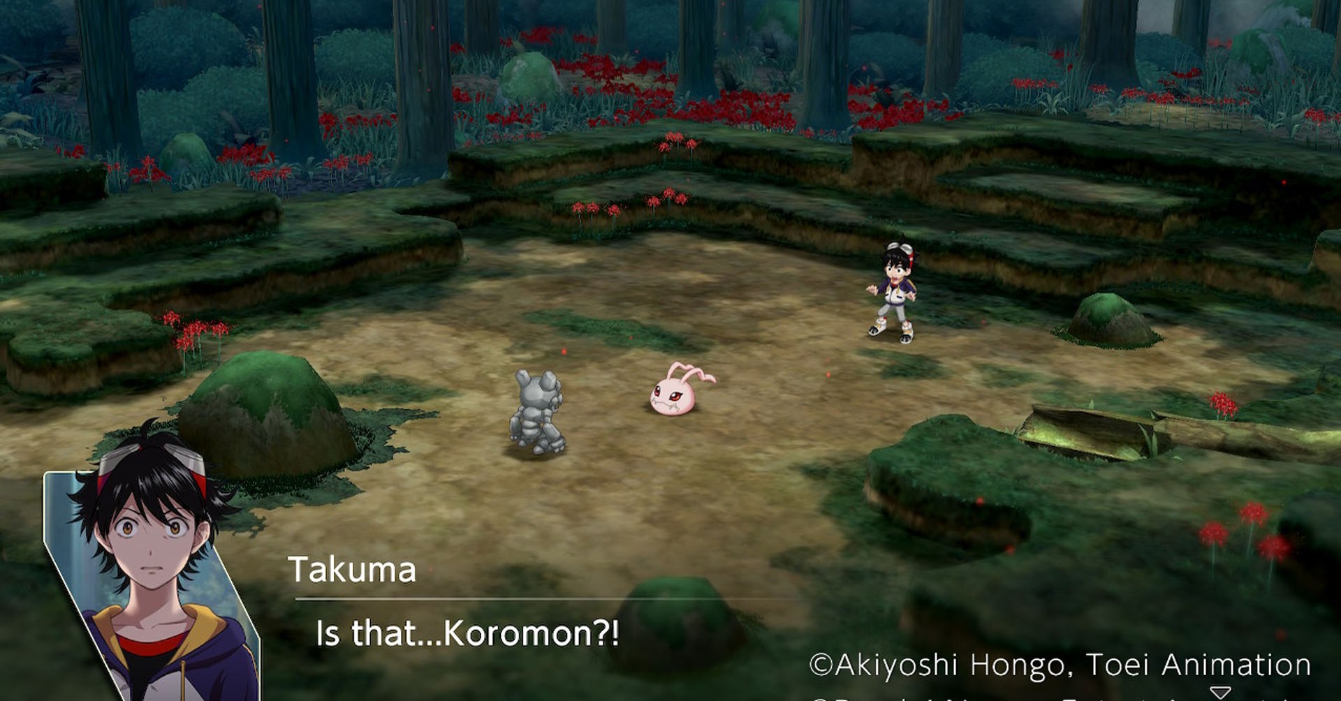 Uma captura de tela Digimon sobrevive