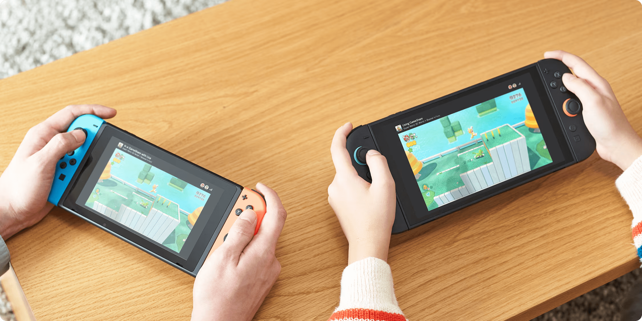 O logotipo do Switch 2 em um fundo vermelho