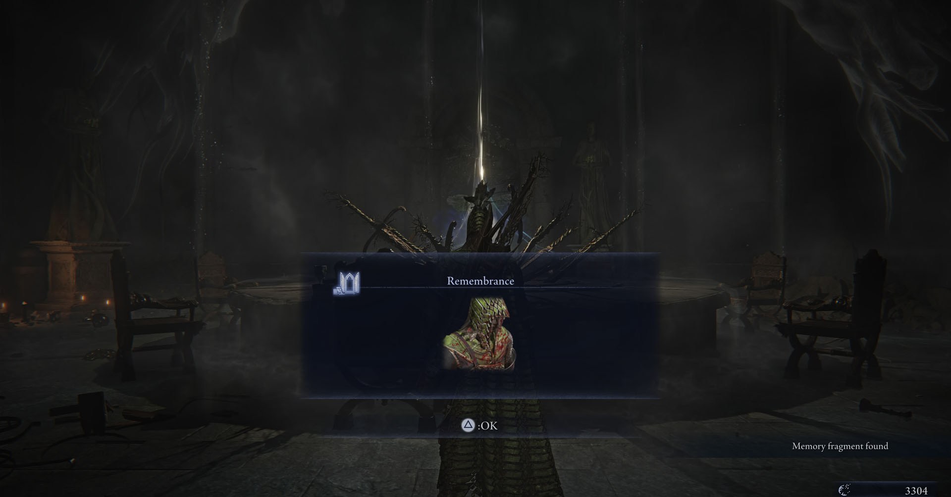 Uma captura de tela de Elden Ring Nightreign mostra a pele da lembrança que você ganha depois de concluir a busca de lembranças de Ironeye.