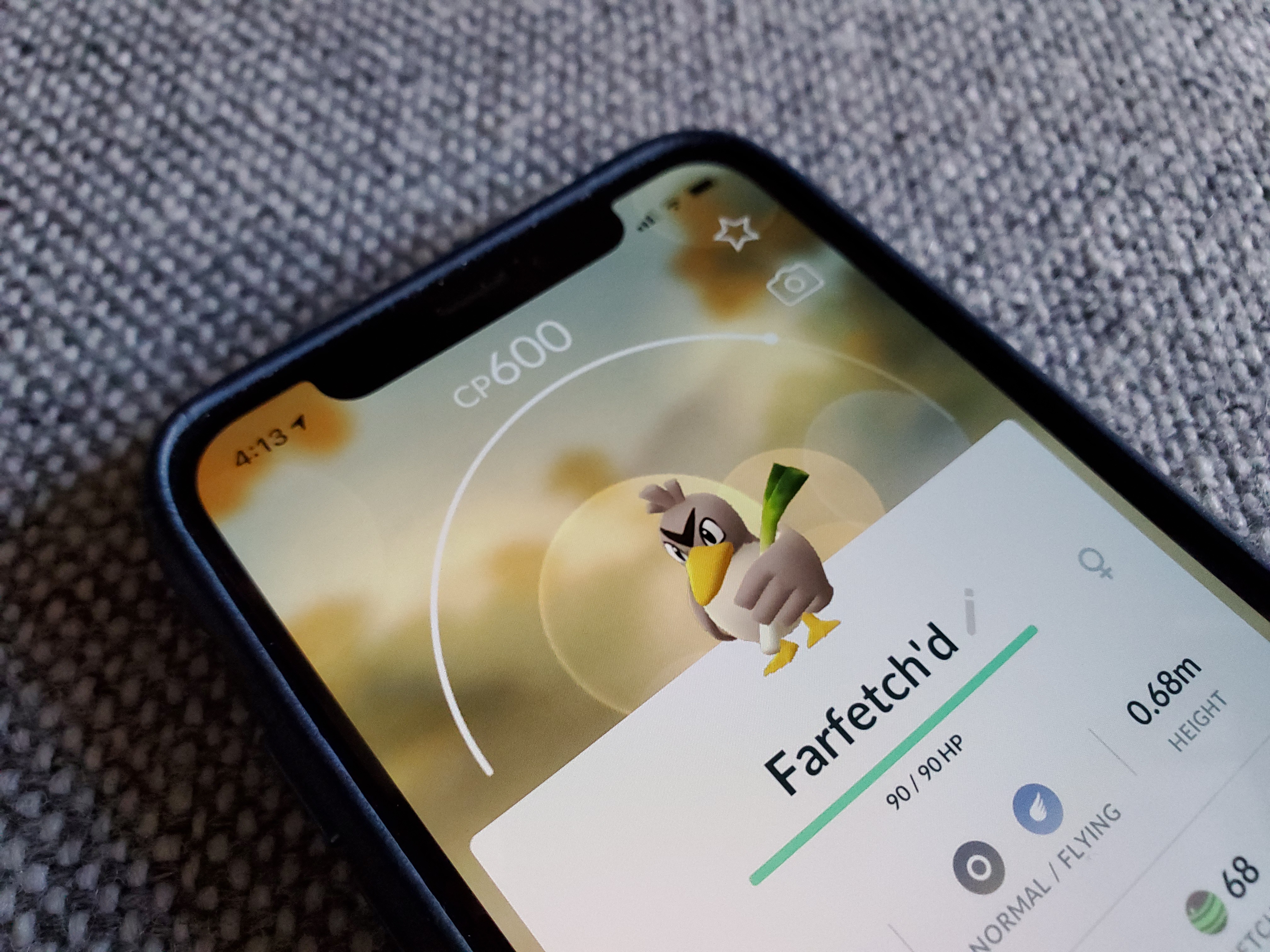 Farfetch'd in Pokemon Go
