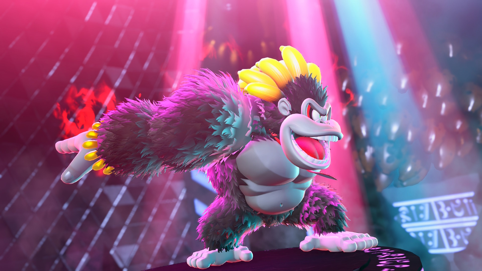 Donkey Kong transformou -se na forma de bananza de Kong em Donkey Kong Bananza
