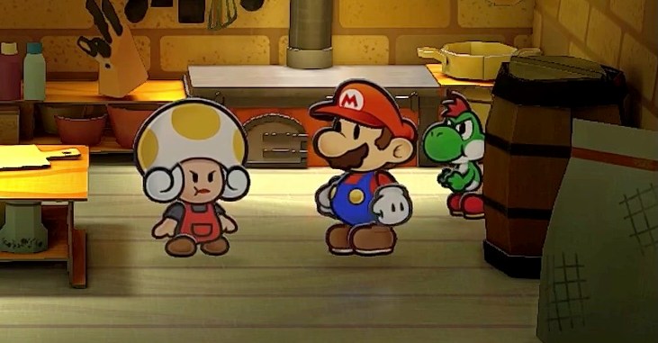 Zesst parece lívido no papel Mario: a porta de mil anos