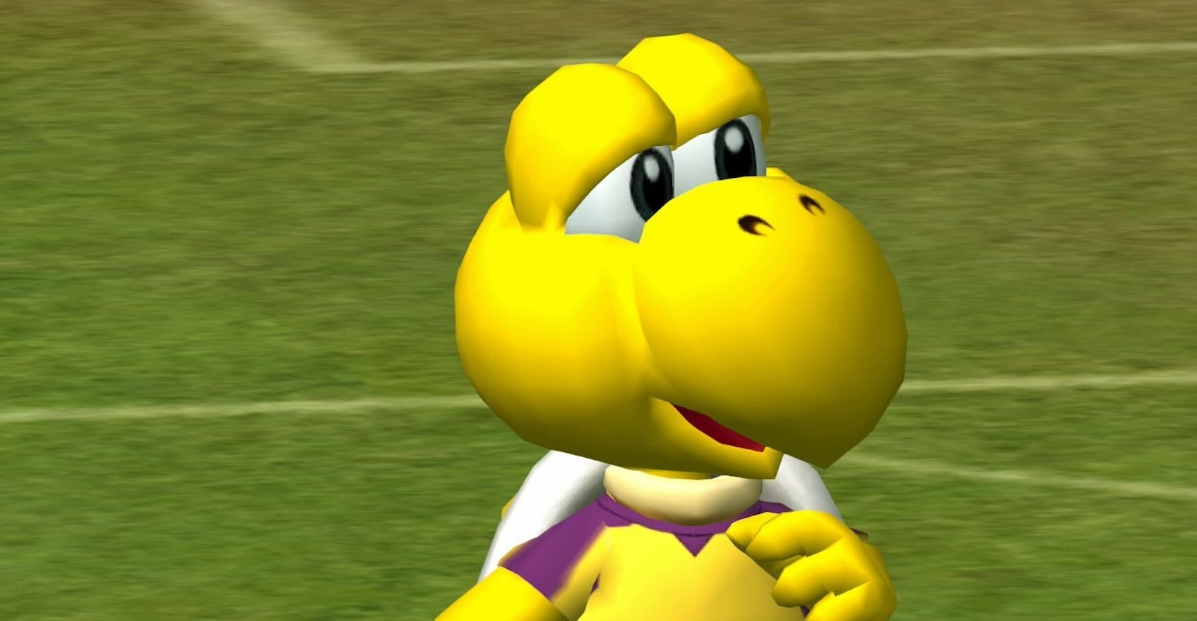 Koopa Troopa recebe os aplausos em Super Mario Strikers