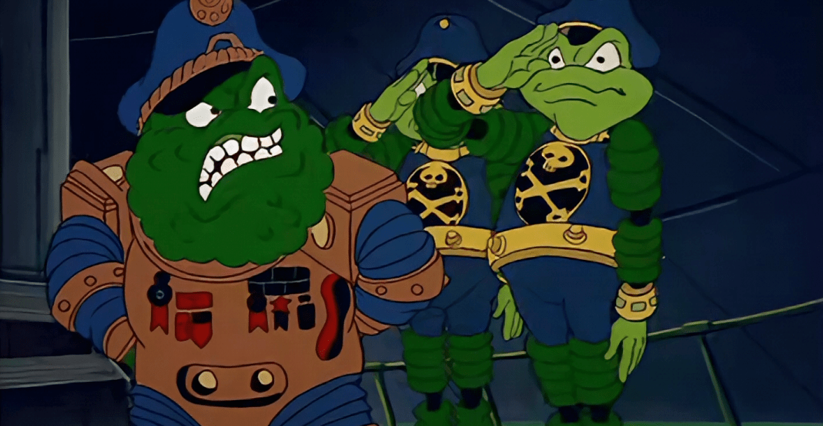 Frix e Frax Saudam o marechal aéreo que os brilha em Bucky O'Hare e nas Guerras do Toad!