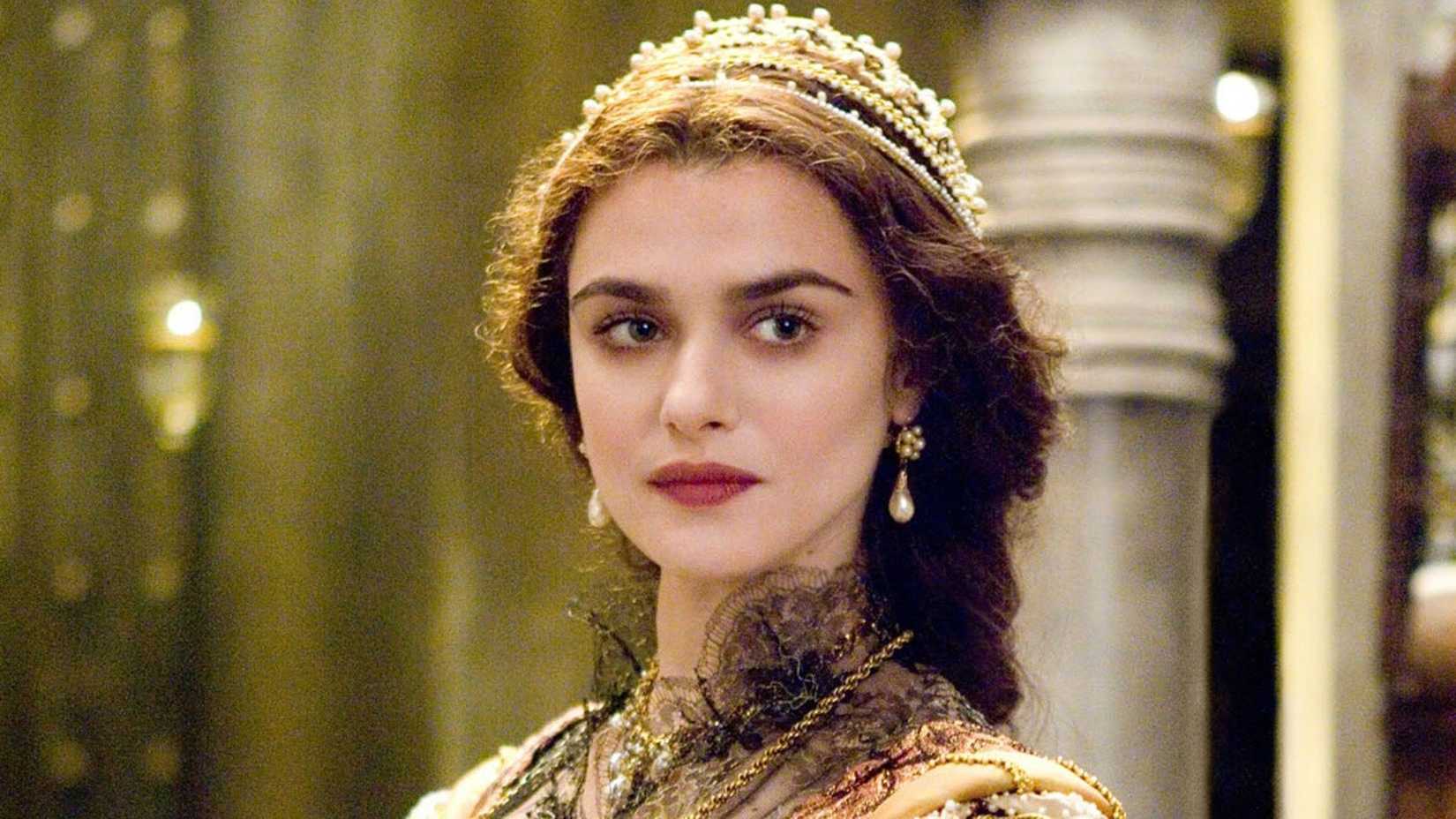 Rachel Weisz como Queen Isabella em uma cena do filme de 2006 The Fountain