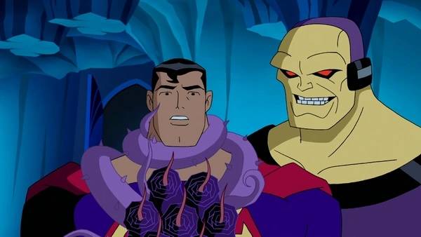 Mongul tem Superman nas garras da Mercy Black em Superman: The Animated Series
