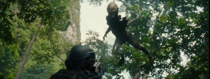 Xenomorph pulando pelo ar