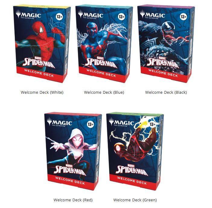 Magia do Homem-Aranha Os decks de reunião