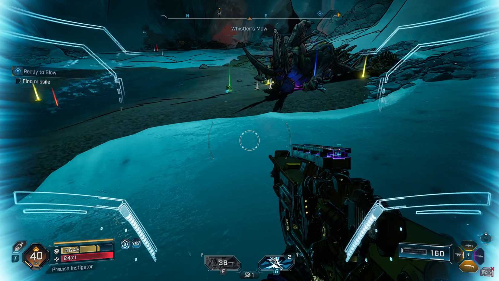 Uma captura de tela de Borderlands 4 mostrando que o saque caiu do ShadowPelt quando derrotamos