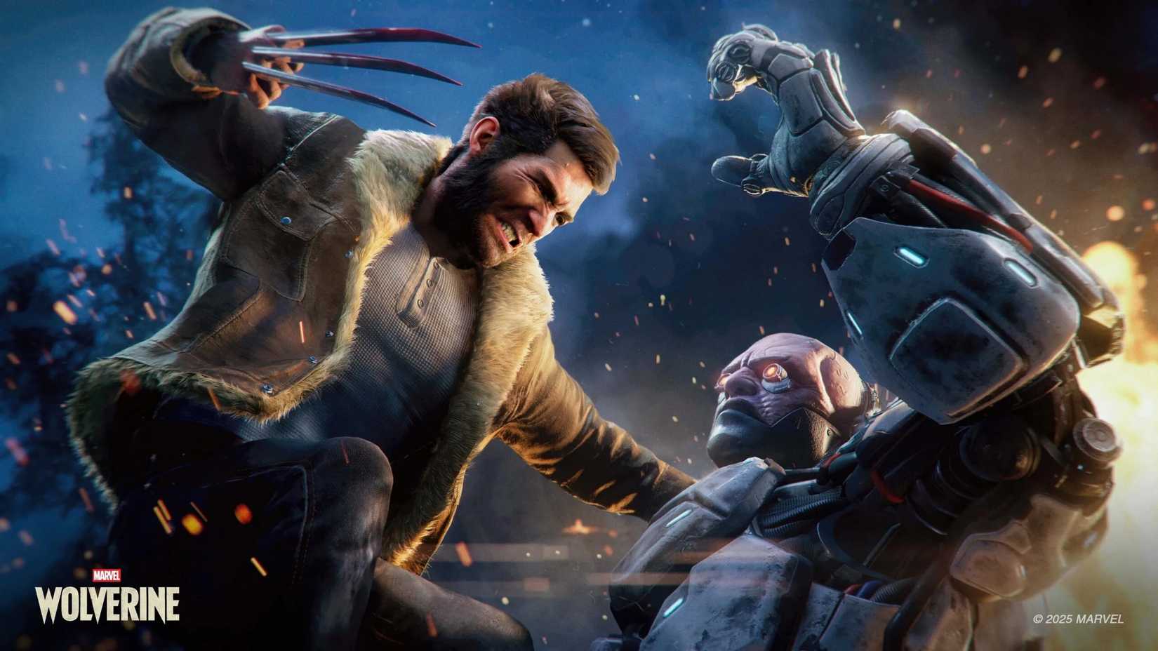 Wolverine ataca um inimigo