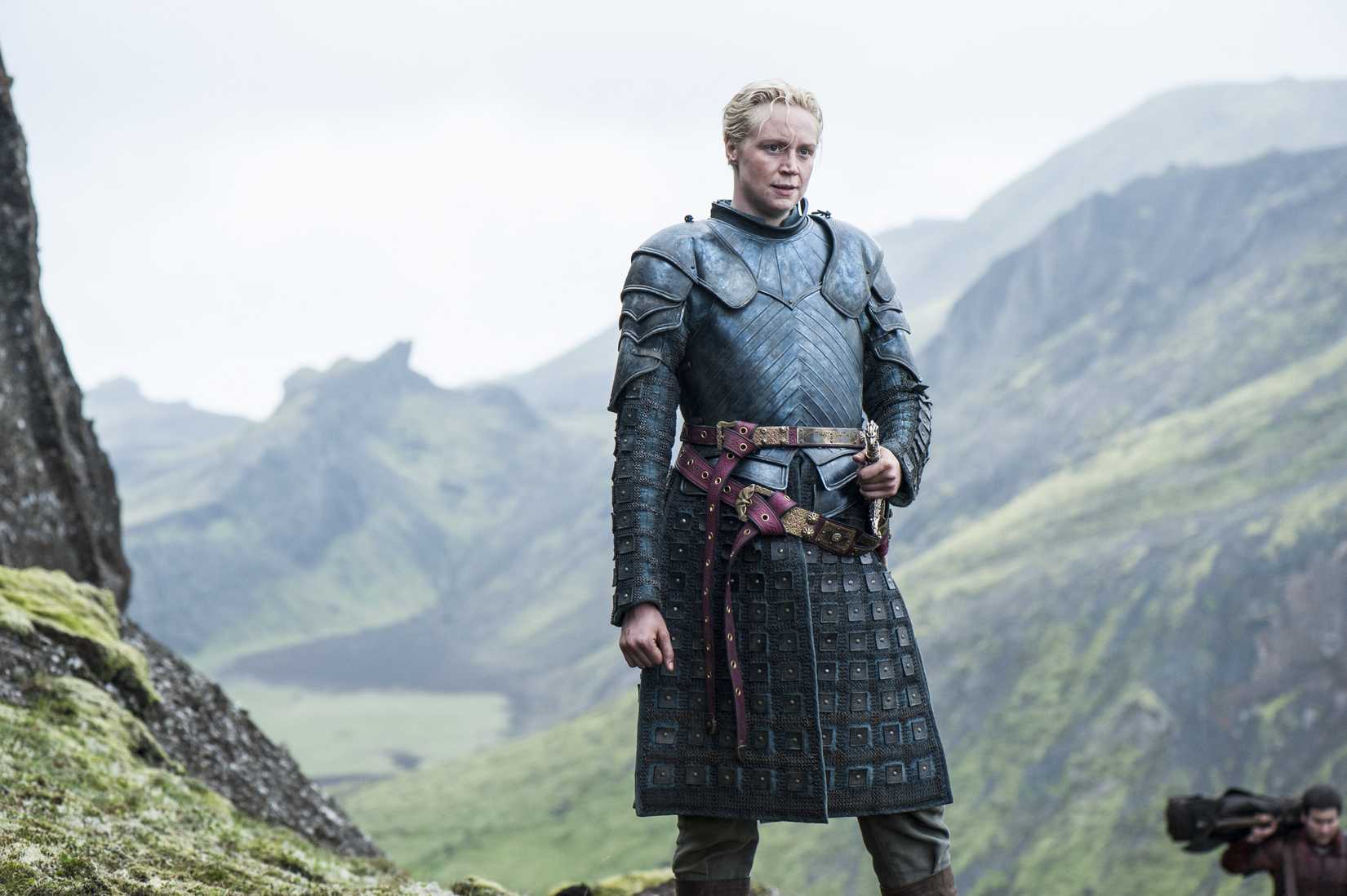 Gwendoline Christie como Brienne de Tarth em Game of Thrones