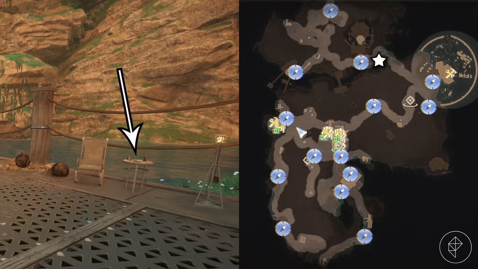 A localização do Volume 4 da Science Adventures Quarterly na missão 'In Pursuit of Purloined Propaganda' em The Outer Worlds 2.