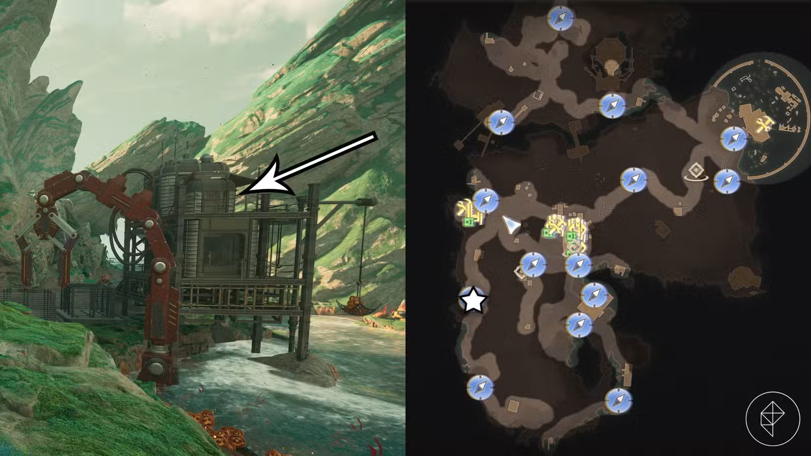 A localização do Volume 8 da Science Adventures Quarterly na missão 'In Pursuit of Purloined Propaganda' em The Outer Worlds 2.