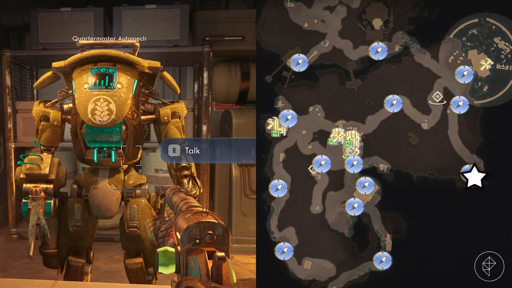 Um vendedor de animais de estimação em The Outer Worlds 2.