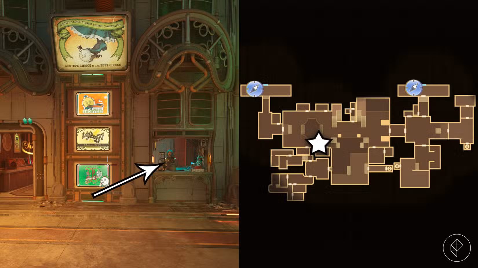 Um vendedor de animais de estimação em The Outer Worlds 2.