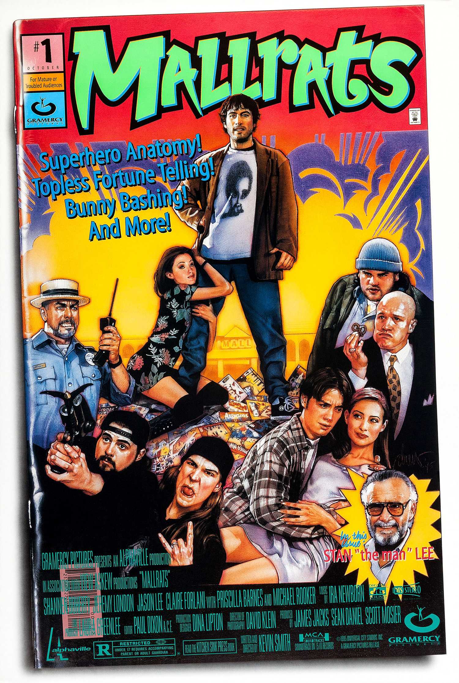 Pôster estilo quadrinhos de Mallrats