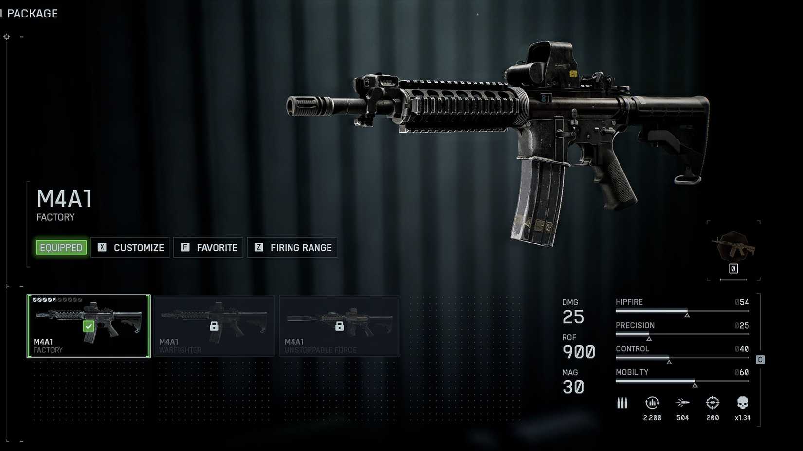 O M4A1 como aparece no Battlefield 6.