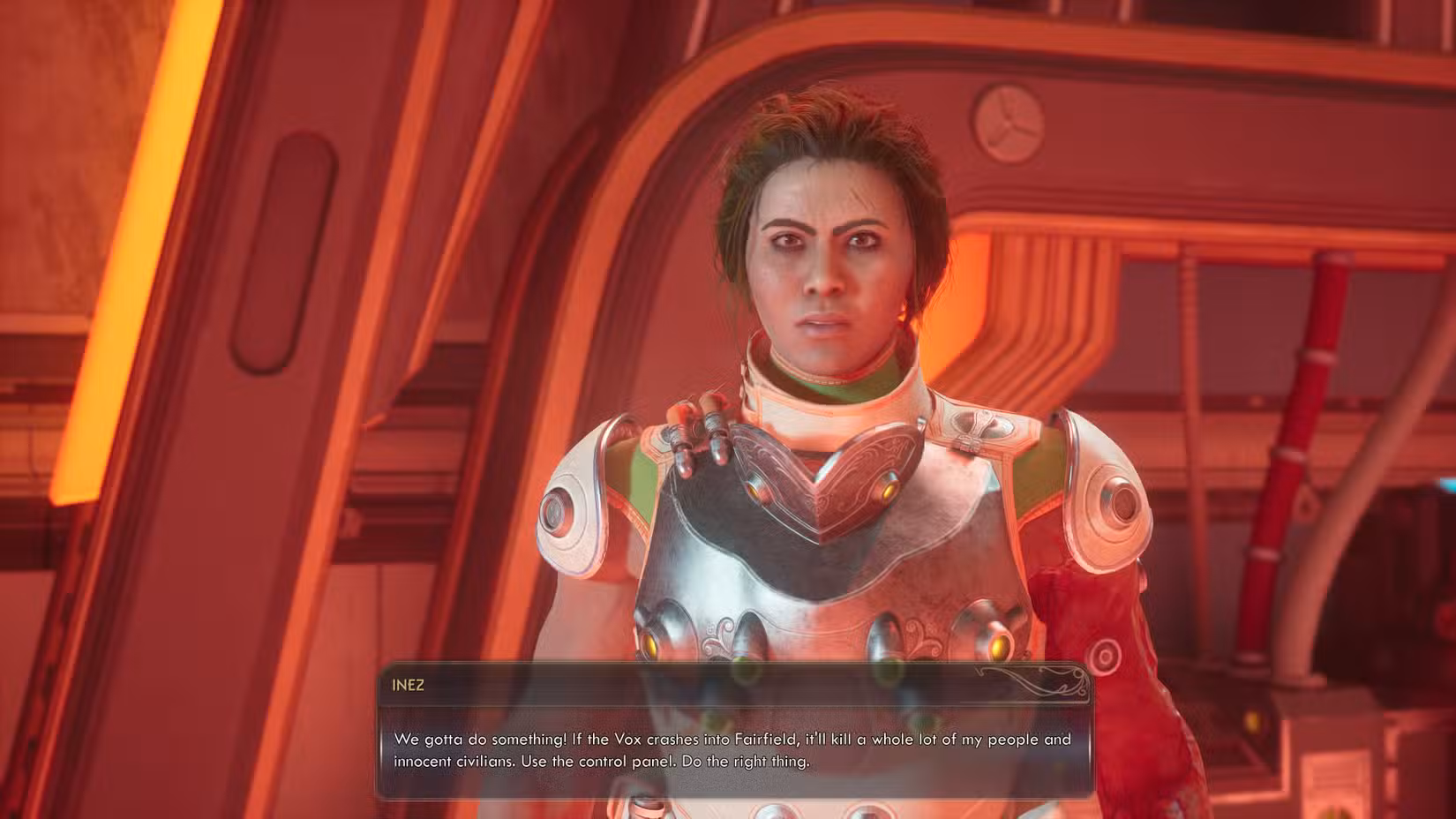 Inez em The Outer Worlds 2.