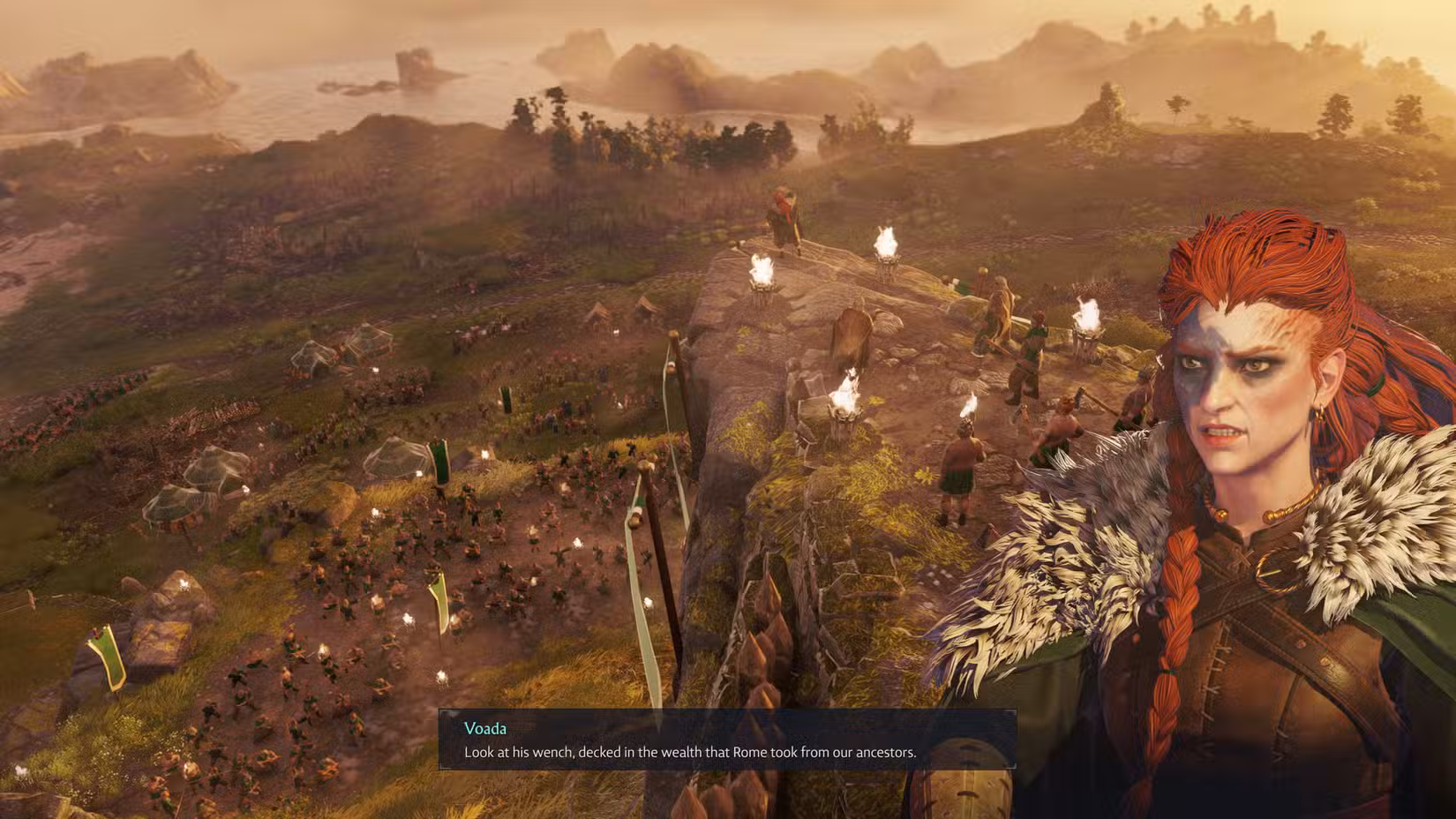 Voada, um líder celta, é apresentado em Anno 117: Pax Romana.
