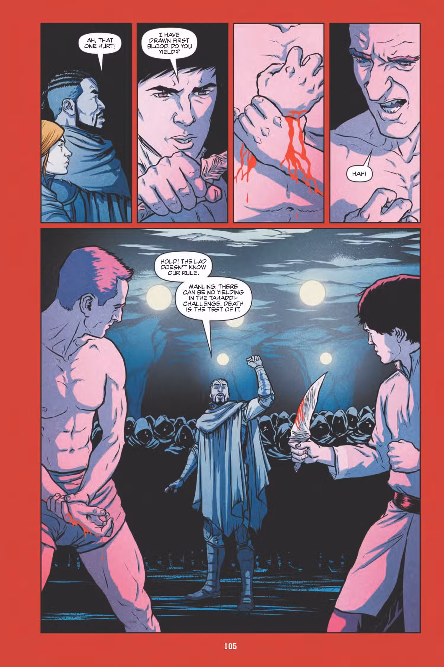 Paul Atreides arranca sangue pela primeira vez em duelo com Jamis e pede que ele ceda