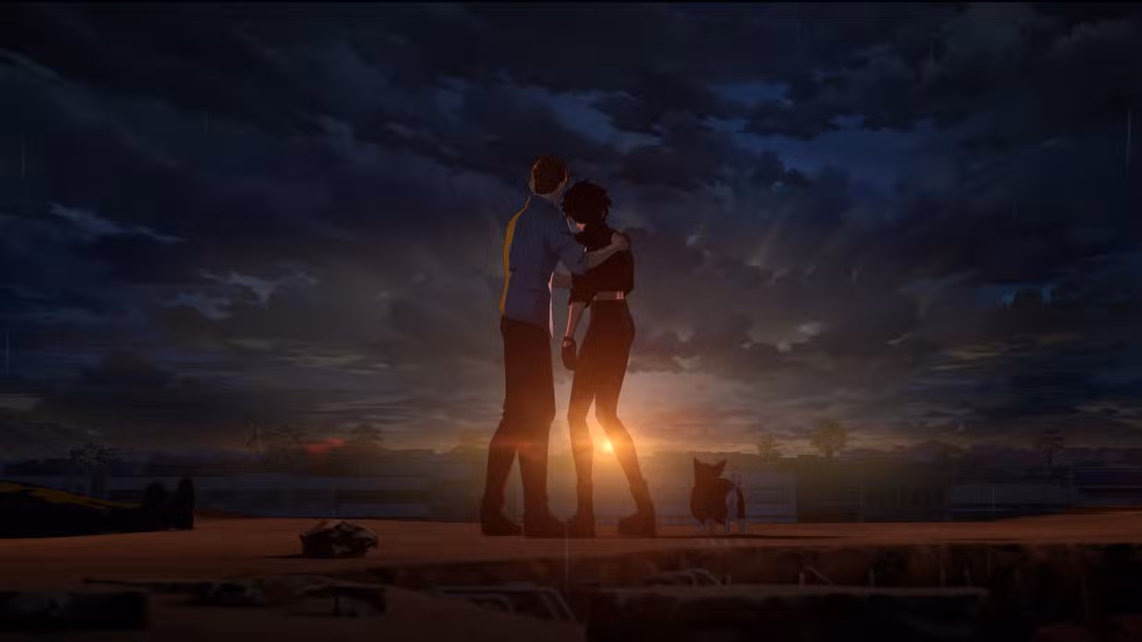 Robert e Invisigal juntos no final do Dispatch