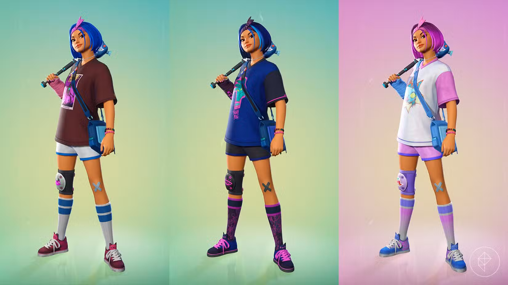A skin e os estilos de Carina do Passe de Batalha Fortnite Capítulo 7 Temporada 1.