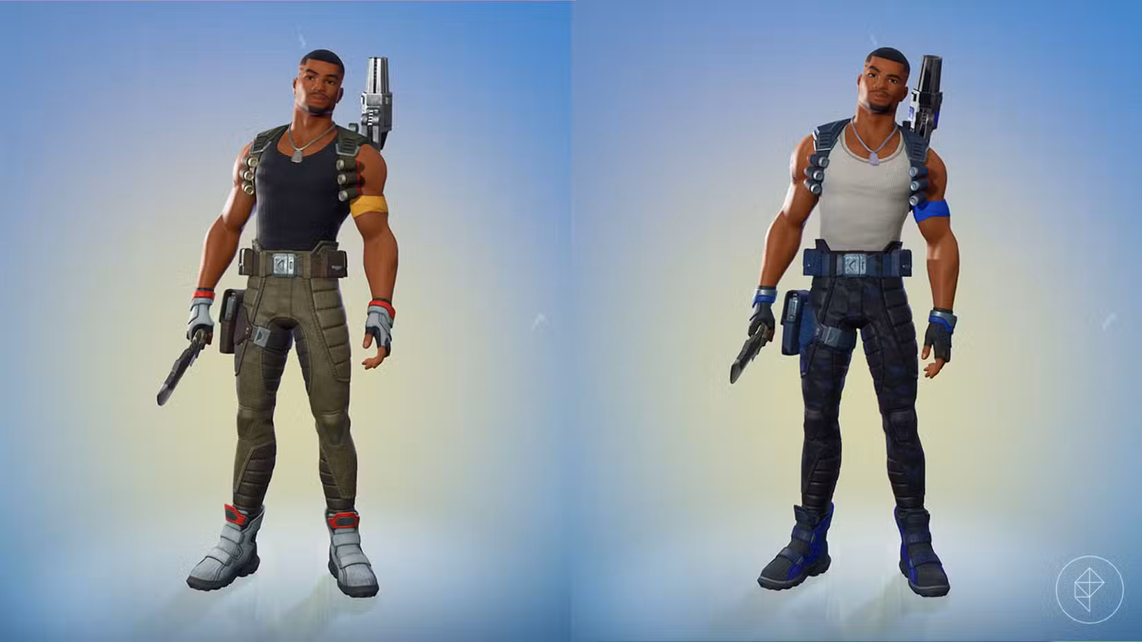 A skin e o estilo Miles Cross do Fortnite Chapter 7 Season 1 Battle Pass.