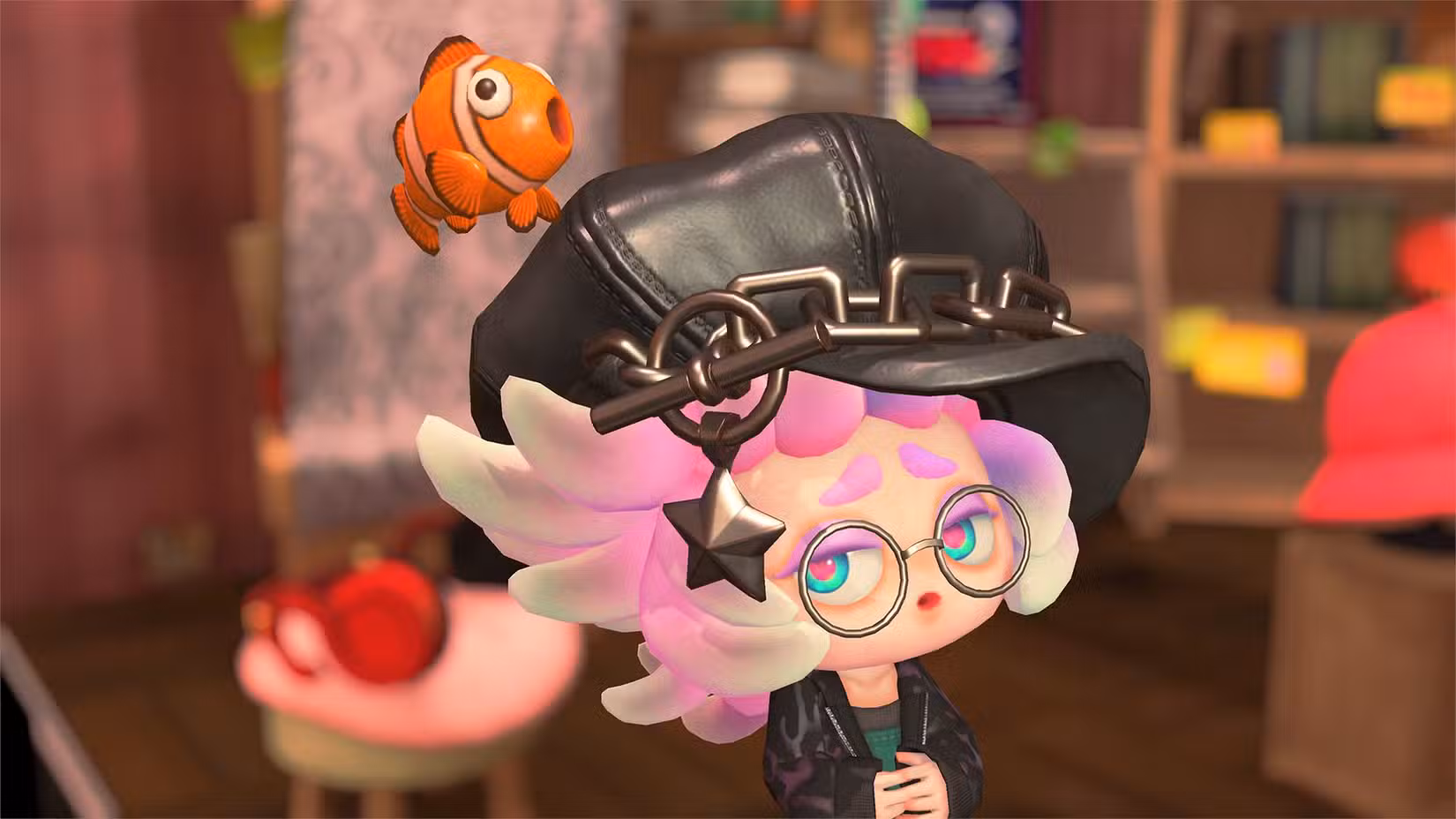 Annie e Moe em Cooler Heads de Splatoon 3