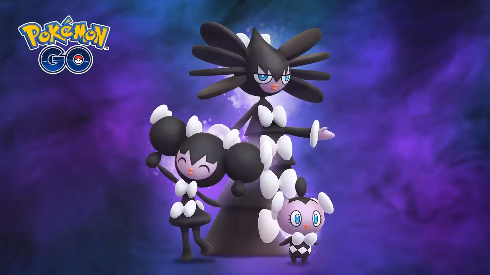 Gothita, Gothoreta e Gothittelle como vistas em Pokémon