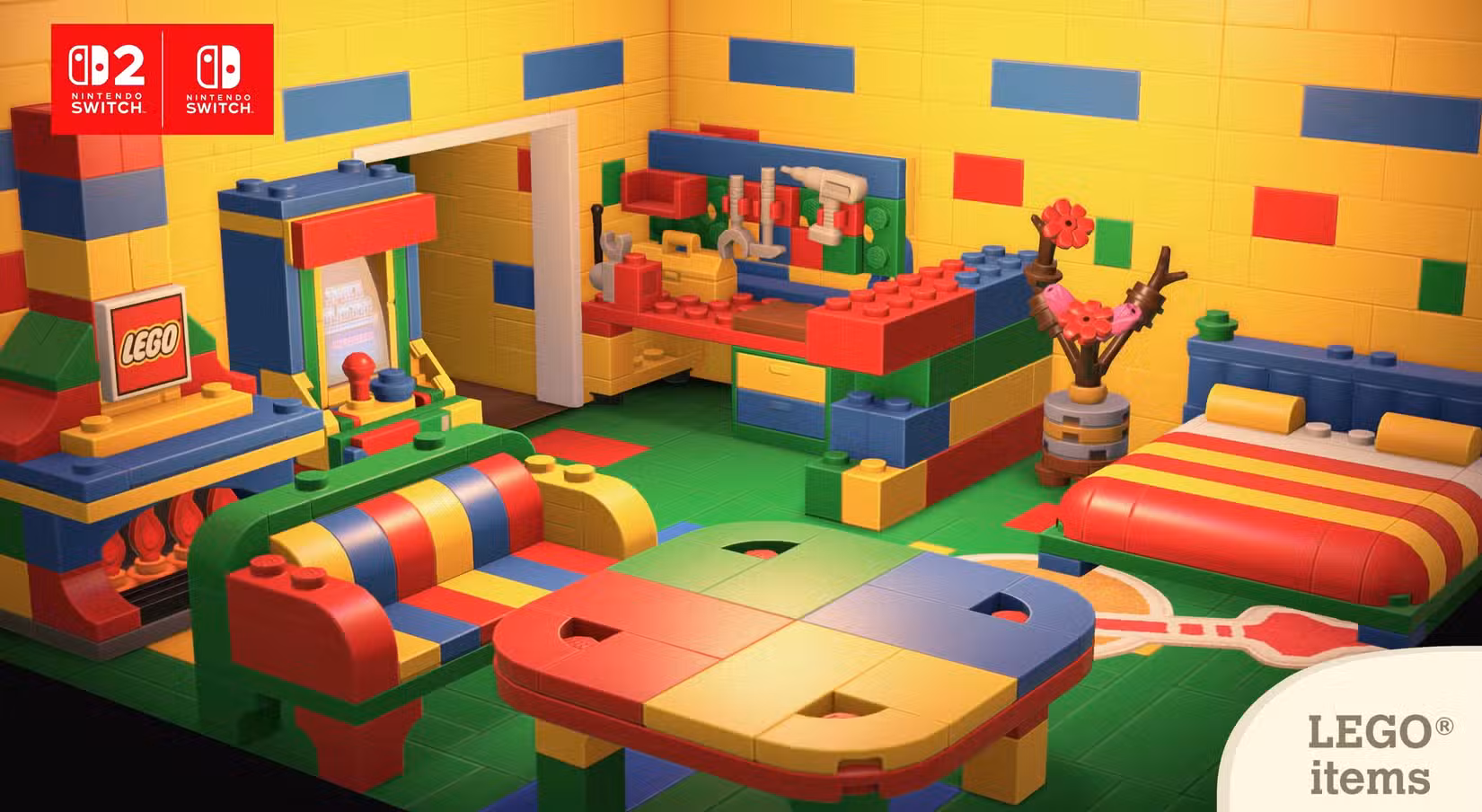 Conjunto de móveis Lego ACNH