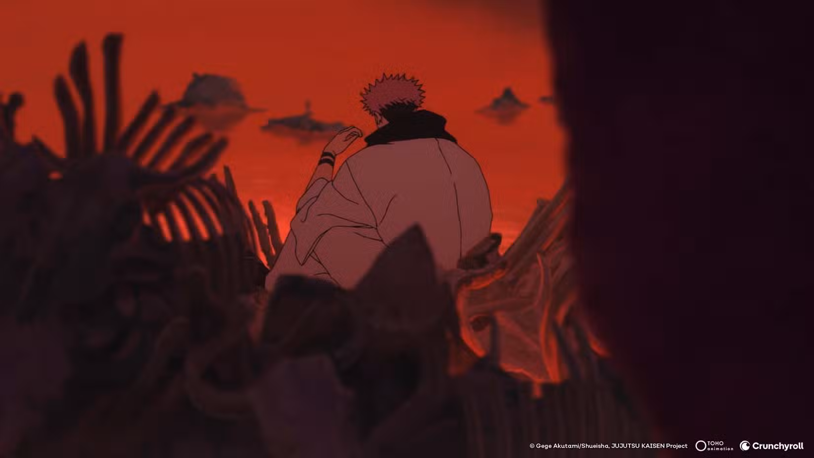 Sukuna dentro de seu domínio inato na 3ª temporada de Jujutsu Kaisen