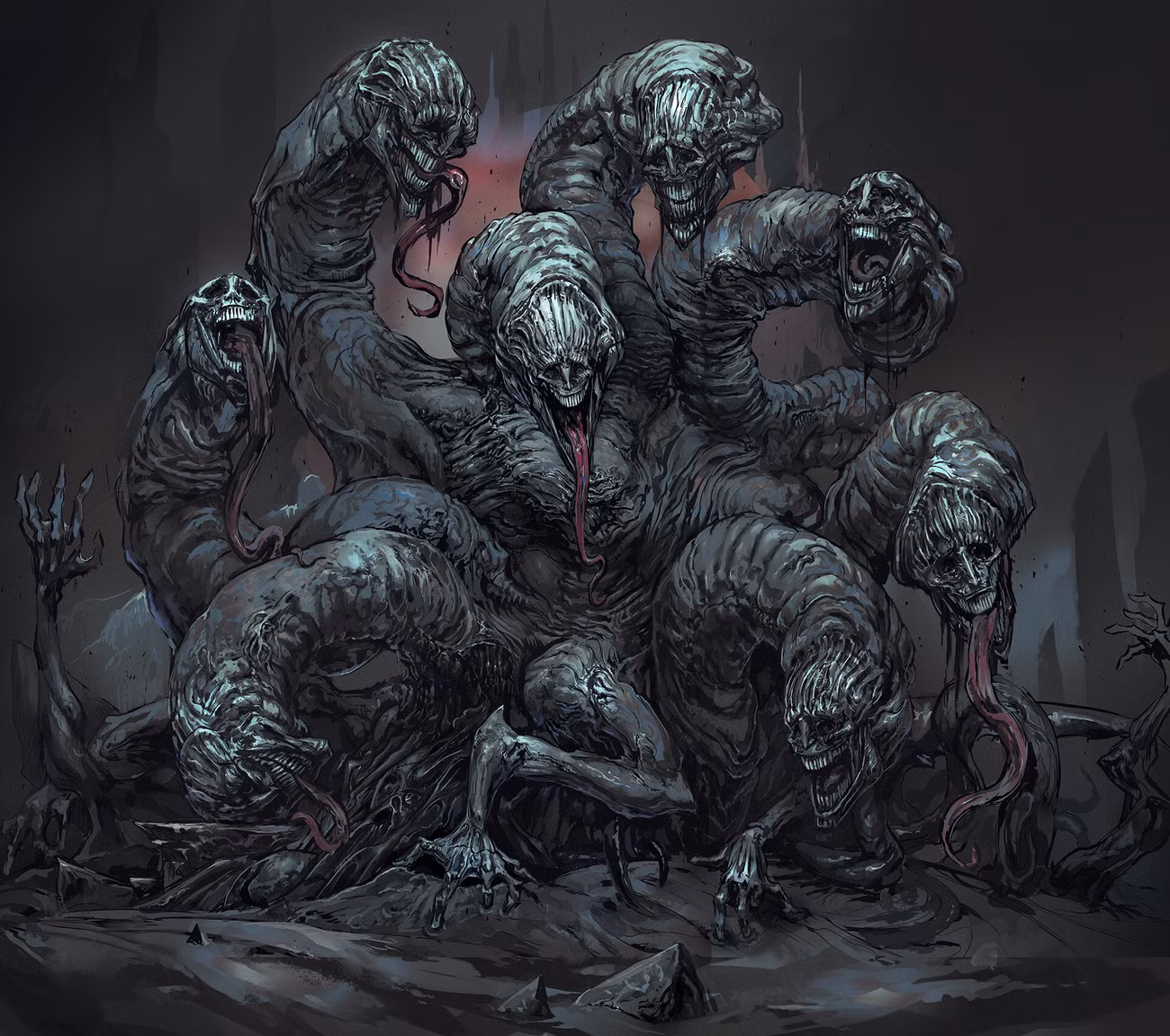 Desenho de uma FALSA HIDRA de Marcelo Orsi Blanco