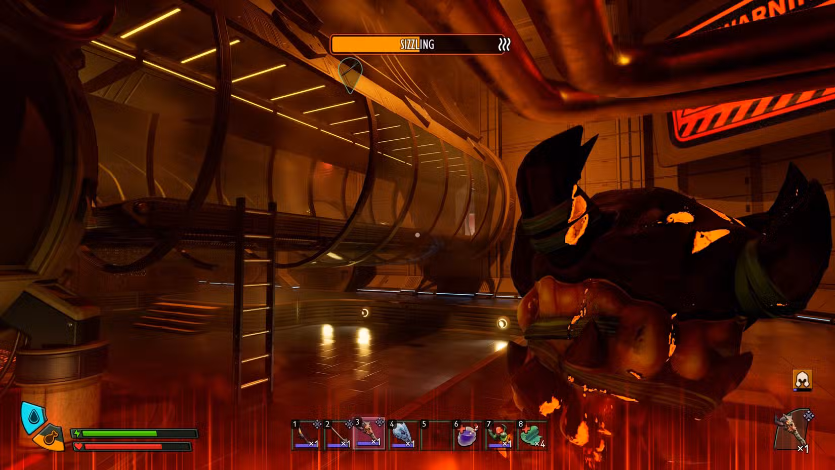 Uma esteira rolante na fábrica de doces do Grounded 2