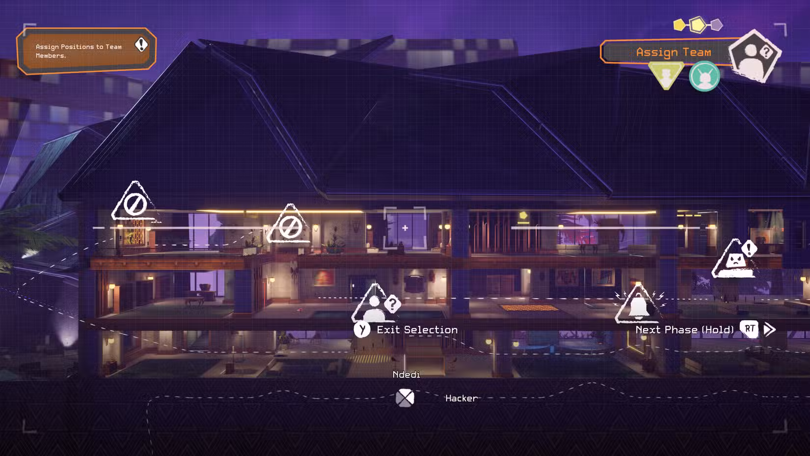 Planejando uma rota de fuga em uma captura de tela de Relooted