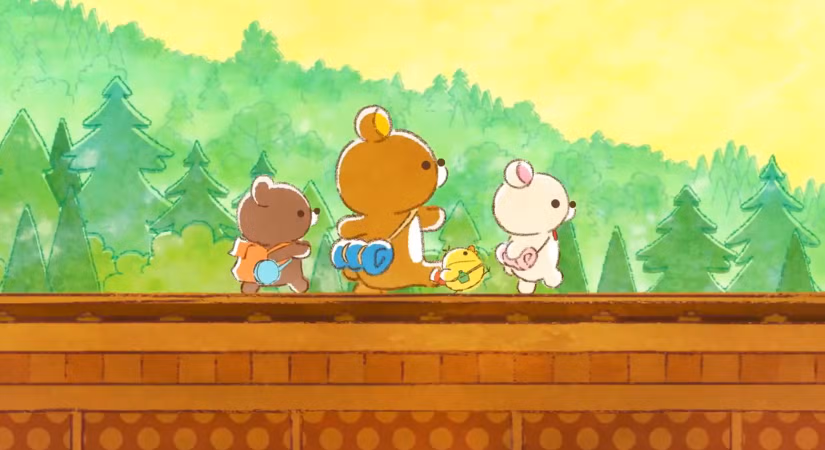 Rilakkuma e seus amigos embarcam em uma aventura no anime Rilakkuma