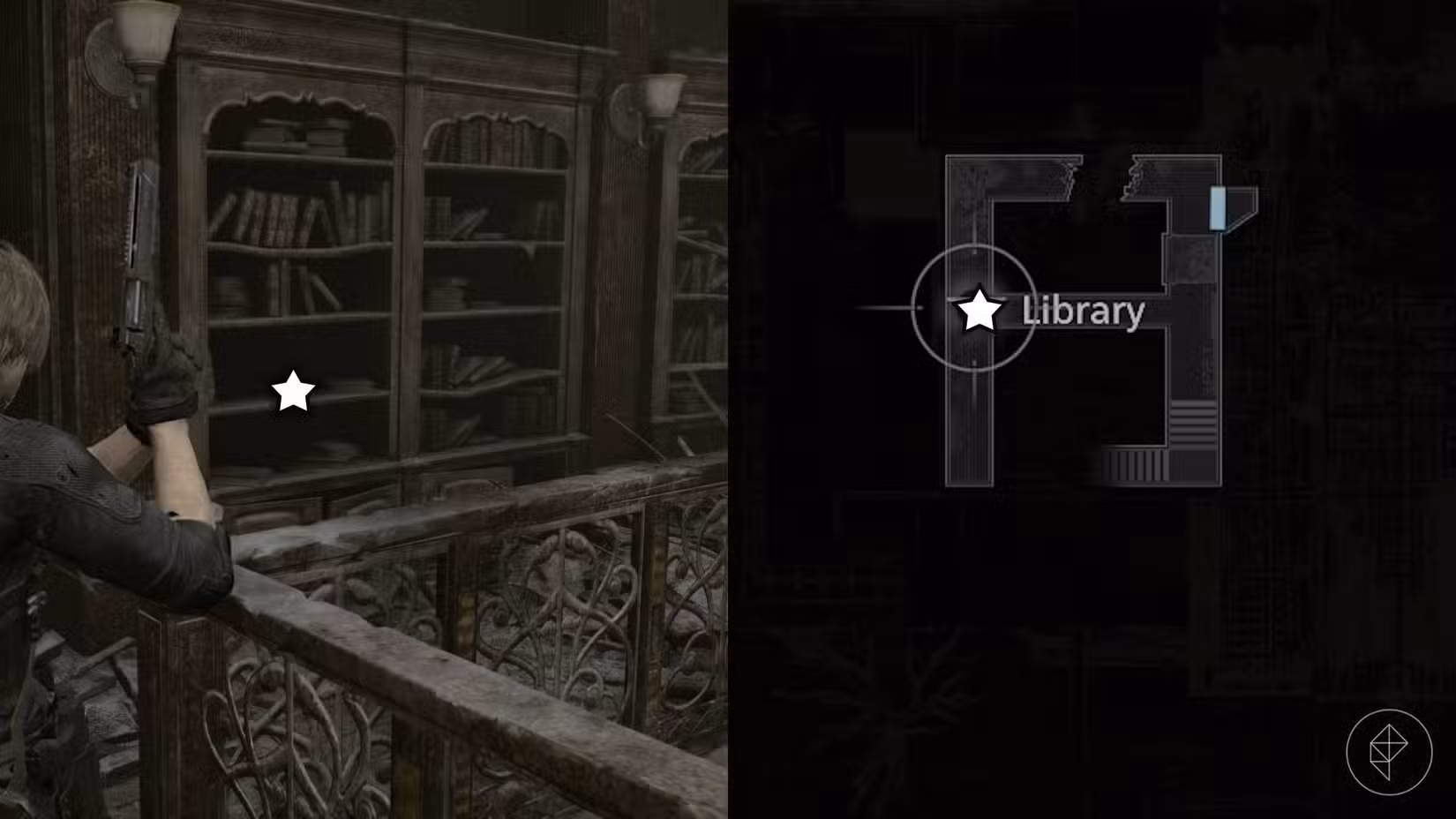 A localização do livro desaparecido em RPD em Resident Evil Requiem.