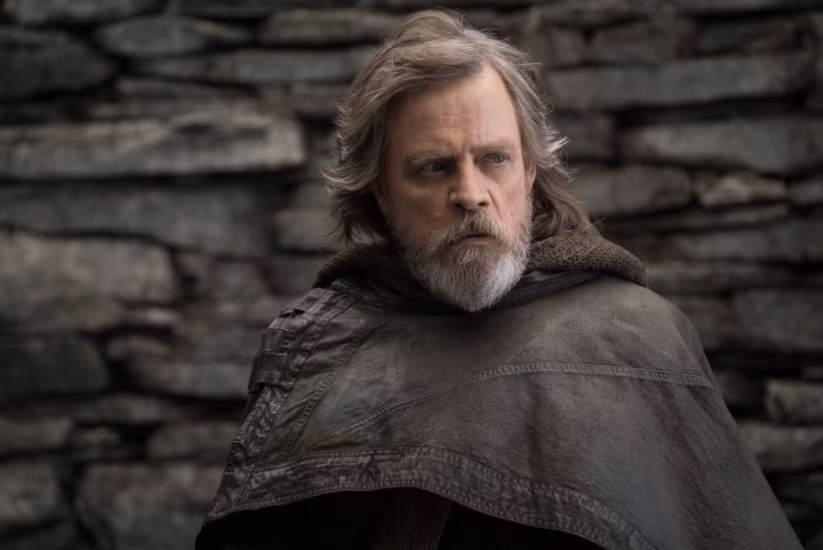 Mark Hamill como Luke Skywalker em Star Wars: Os Últimos Jedi
