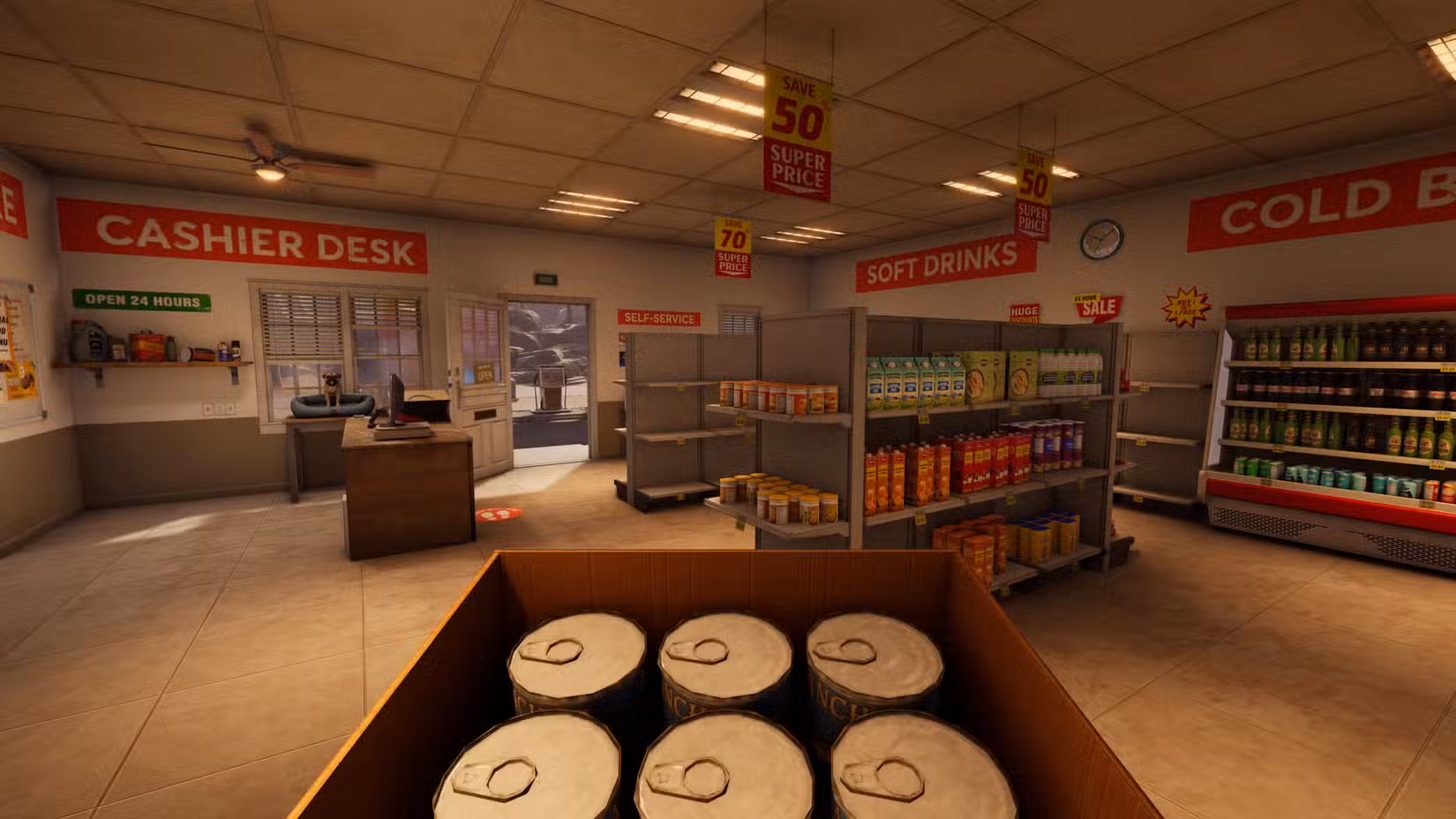 Um alienígena reabastece grãos em Roadside Research