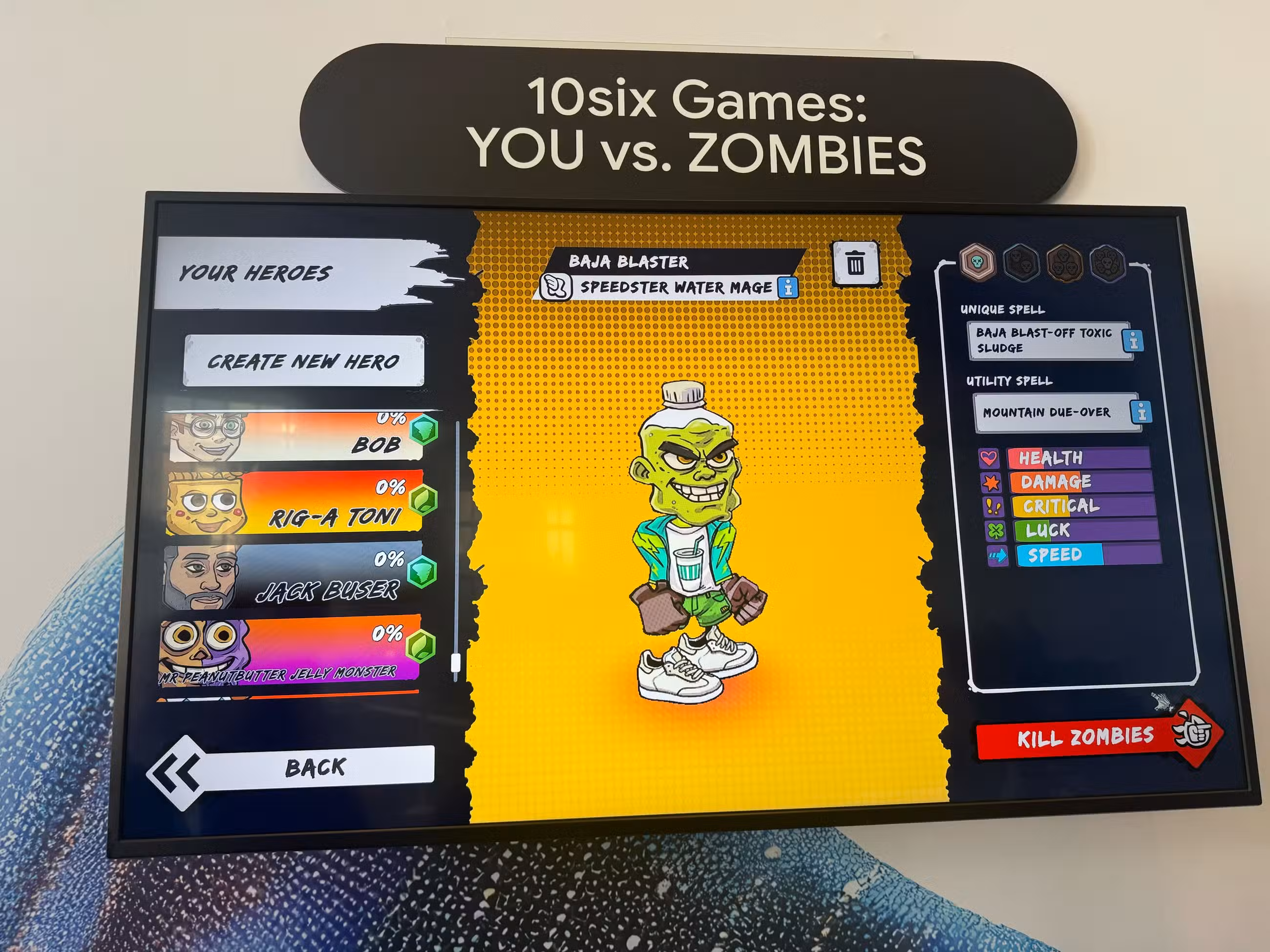 Um personagem gerado por IA aparece no jogo You vs. Zombies.