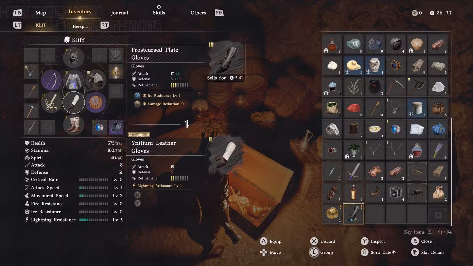 As luvas Frostcursed Plate no Crimson Desert