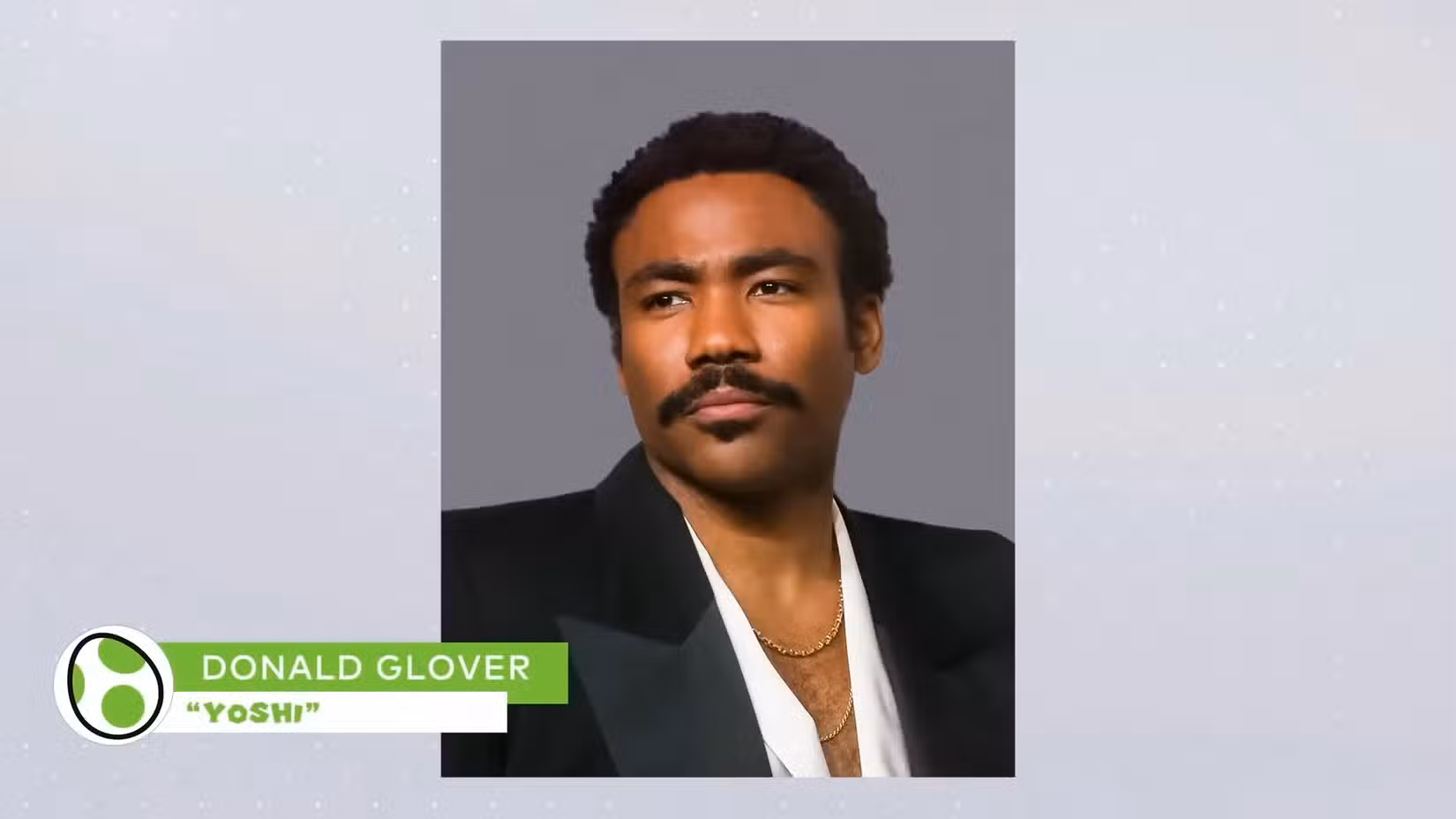 Anúncio do elenco do Super Mario Galaxy Movie Direct de Donald Glover como Yoshi