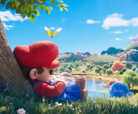 The Super Mario Galaxy Movie – Captura de tela do anúncio oficial do título