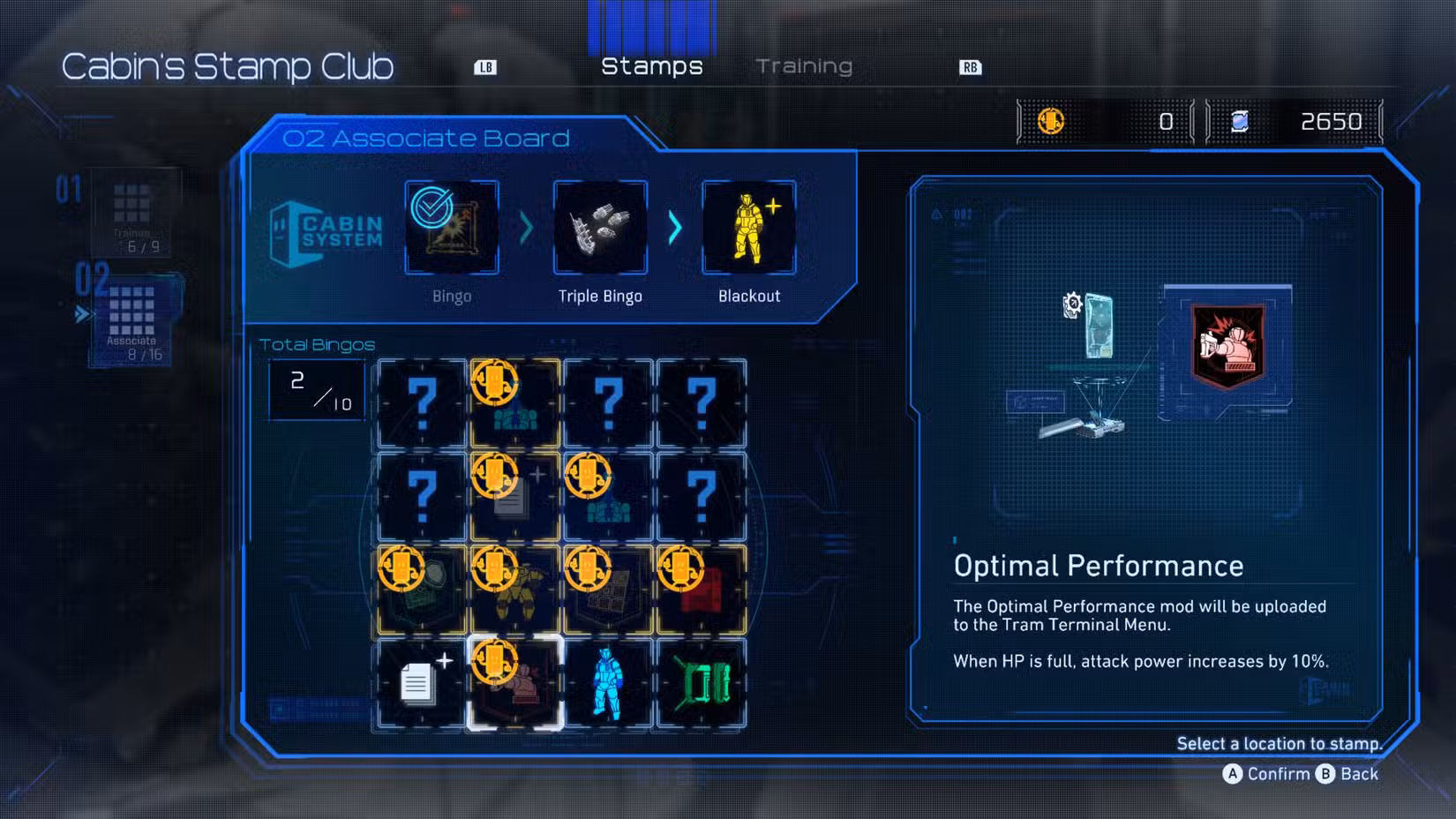 Um cartão de carimbo de cabine em Pragmata