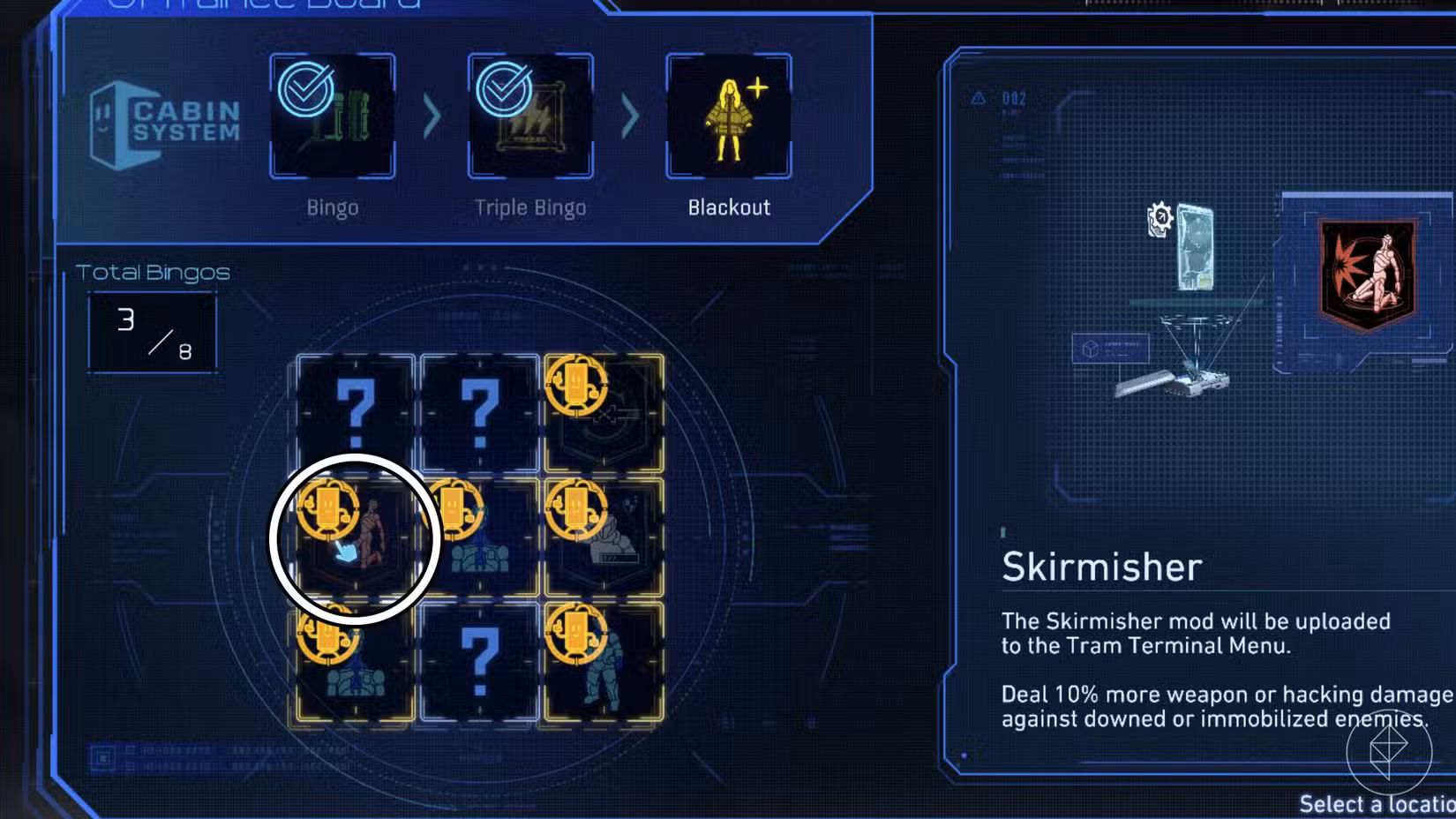 Localização do mod Skirmisher em Pragmata